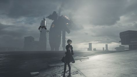 Exo Vampire, A2 Nier, Peoples Actions, Sunken City, Hd Wallpapers For Mobile, Cyberpunk Style, Great Pic, Wallpaper Gallery, Nier Automata