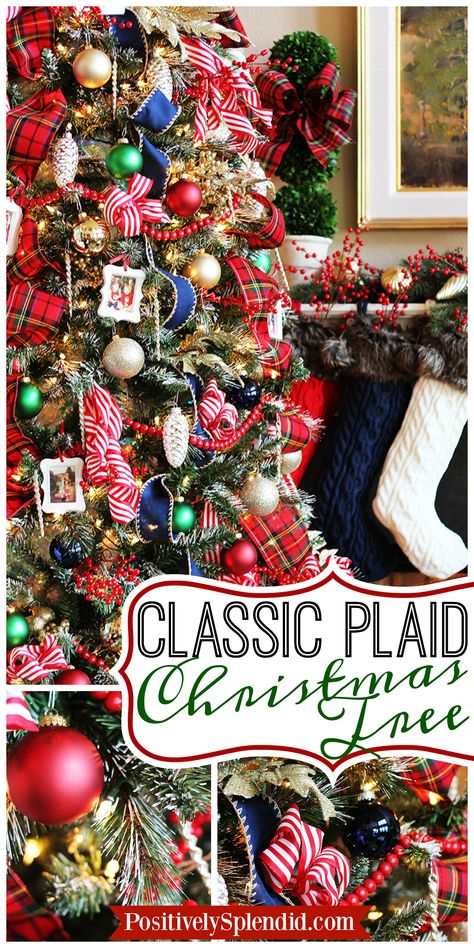 Plaid Christmas Tree Decorations, Tartan Plaid Christmas, Background Winter, Blue Christmas Decor, Plaid Christmas Decor, Classic Christmas Tree, Blue Christmas Tree, Plaid Christmas Tree, Tartan Christmas