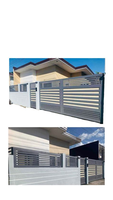 Modern Gate Idea - Tubular Gate design with Plain Sheet Gates Design, Modern Gate, Gate Design, Gate, Design