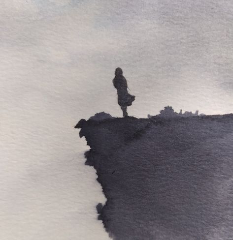 Watercolor Cliff, Cliff Watercolor, Art Class, Album Art, Figurative Art, Art Classes, Original Watercolors, Beautiful Art, Sofia