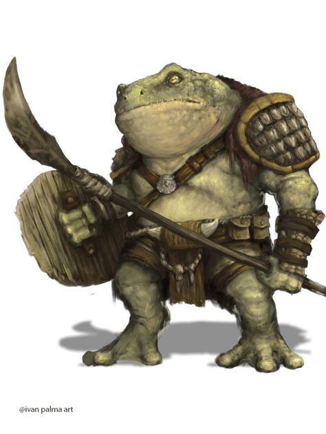 Dnd Frog Character, Bullywug Dnd, Hybrid Reference, Grung Dnd, Toad Character, Dnd Character Concept, Folk Bird, Dnd Reference, Mouse Guard