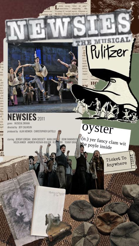 Newsies Broadway Wallpaper, Newsies Background, Newsies Aesthetic Wallpaper, Newsies Musical, Newsies Wallpaper, Newsies Broadway, Newsies Aesthetic, Musical Wallpaper, Jack Kelly