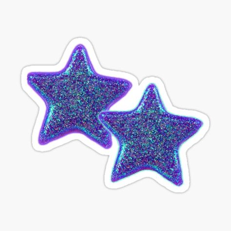 "Kidcore Blue Stars" by sickmaid | Redbubble Kidcore Stickers, Key West Kitten, Y2k Stars, Stars Aesthetic, Summer Stickers, Glitter Stickers, Blue Stars, Space Stars, Star Stickers