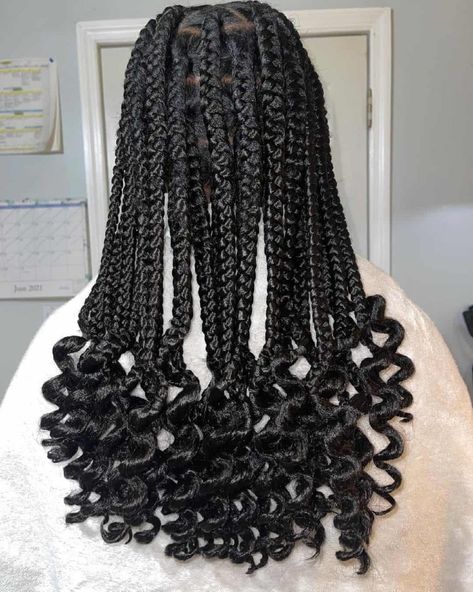 Coi Leray Hairstyles, Coi Leray Braids, Coi Leray, Short Box Braids Hairstyles, Braided Hairstyles For Black Women Cornrows, Big Box Braids Hairstyles, Box Braids Hairstyles For Black Women, Cute Box Braids Hairstyles, Twist Braid Hairstyles