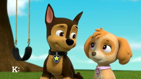 Skye And Chase, Skye Paw, Paw Patrol Pups, Chase Paw Patrol, Nickelodeon Shows, Lion Guard, Lion King, Paw Patrol, Nickelodeon