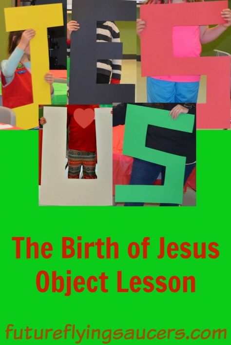 Christmas is about Jesus. This Birth of Jesus object lesson focuses on Joseph and his role in an event that changed the world. ~ futureflyingsaucers.com Christmas Sunday School Lessons, Christmas Sunday School, Kids Church Lessons, Children Ministry, Sunday School Curriculum, Bible Object Lessons, Children Church, Homeschool Lessons, Childrens Sermons