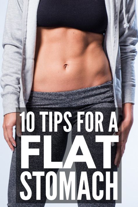 How to Get a Flat Stomach Fast | Tightening and toning your abs isn’t as hard as it sounds, and if you commit, you can expect to see results in a week! Also? Spending hours at the gym isn’t necessary. You can get a flat stomach without working out! If you want to lose belly fat and get a flatter stomach, we’re sharing 10 easy tips and exercises you can do at home for results that last. Click to find out what food you should be eating and more! #flatstomach #flatbelly #losebellyfat Abdomen Plat, Flat Stomach Fast, Toned Stomach, Get A Flat Stomach, Flatter Tummy, Flatter Stomach, Workout For Flat Stomach, Lose Belly Fat Workout, Stomach Fat