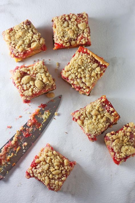 Cherry Ooey Gooey Bars Recipe | Brown Sugar Food Blog Cherry Ooey Gooey Butter Cake, Gooey Bars Recipe, Ooey Gooey Bars, Ooey Gooey Butter Cake, Cherry Bars, Gooey Bars, Gooey Butter Cake, Cherry Filling, Vegetarian Cake