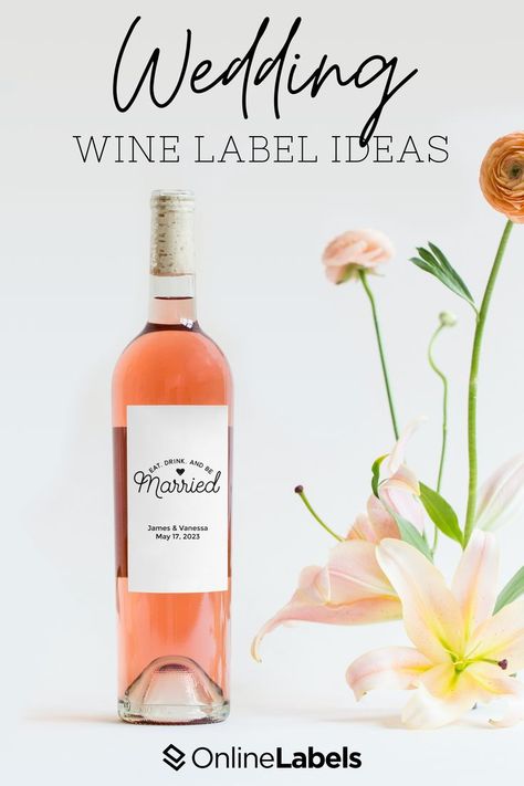 Wine Labels For Wedding, Wine Label Ideas, Free Printable Wine Labels, Personalized Wine Bottles Wedding, Wine Bottle Lables, Funny Wine Bottle Labels, Wine Bottle Favors, Personalize Wine Bottle Labels, Wedding Alcohol