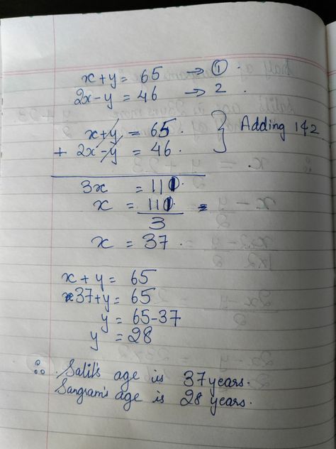 Simultaneous equations #byanupritashinde Simultaneous Equations, Equations, Quick Saves