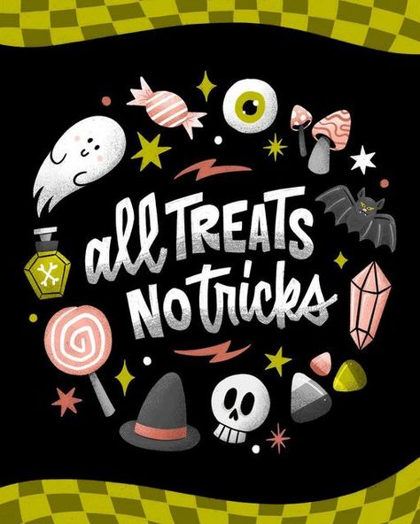 All Treats No Tricks, Drip Illustration, Frosting Drip, Happy Halloweenie, Paint Water, Illustration Styles, Black Blush, Coffee Sweatshirt, Halloween Inspo