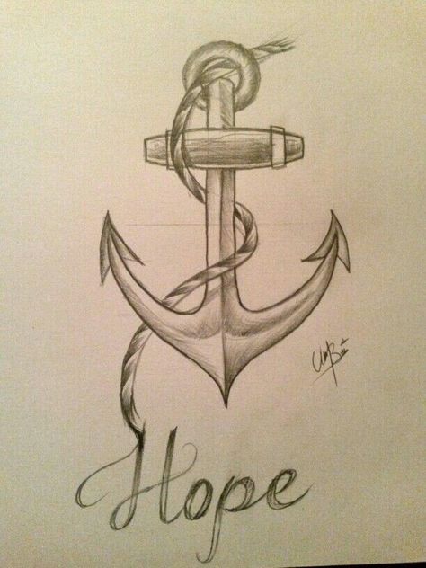 Anchor Drawing, Writing