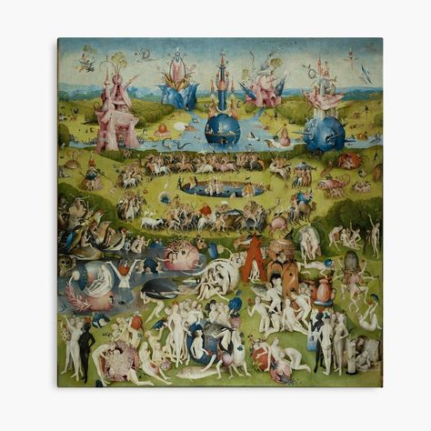 The Garden Of Earthly Delights, Earthly Delights, Garden Of Earthly Delights, Hieronymus Bosch, Oil Painting Reproductions, Painting Reproductions, Epic Art, Prado, Classic Art