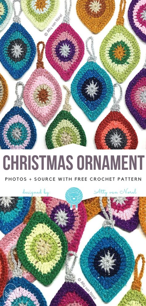 Christmas Ball Crochet Free Pattern, Vintage Christmas Crochet, Crochet Christmas Motifs Free Pattern, Yule Crochet Patterns Free, Crochet Christmas Ornaments Free Pattern Simple, Free Crochet Ornament Patterns, Crochet Tree Ornaments Free Pattern, Vintage Crochet Christmas Ornaments, Christmas Ornament Crochet