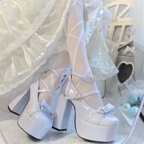 ⋆｡ﾟ☁︎｡⋆ Bow sandals ｡ ﾟ☾ ﾟ｡⋆ Dm to order Takes 4-7 weeks to deliver once preorders submitted Imported . . . . . #bow #bowseason #sandals Halter Dress Short, Platform Shoes Heels, Dr Shoes, Luxury Duvet Covers, Kawaii Shoes, New Star, Pretty Shoes, Heels Shoes, Rubber Heels