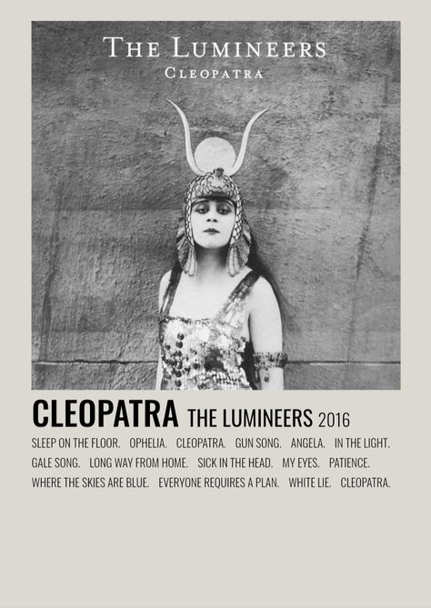 album polaroid for cleopatra by the lumineers, this is the deluxe version Album Polaroid Poster, Minimalist Music, Music Poster Ideas, Vintage Music Posters, Film Posters Minimalist, Poster Bedroom, The Lumineers, Music Collage, Music Poster Design