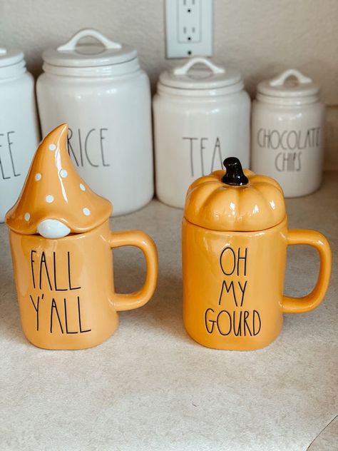 Fall Greetings, Rae Dunn Fall, Halloween Aesthetics, Fall Dec, Rae Dunn Collection, Fall Yall, Pumpkin Spice Season, Fall Feels, Happy Fall Y'all