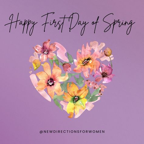 It's March 20 - the first day of spring! Now, it's time to bloom 🌸 #firstdayofspring #motivation #womeninrecovery #mentalhealth #addictionrecovery First Day Of Spring 2024, First Day Of Spring Quotes, Seasons Quotes, Happy 1st Day Of Spring, 1st Day Of Spring, Happy First Day Of Spring, March Themes, Season Quotes, Spring Words