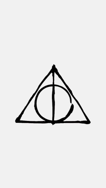 Deadly hallows; Harry Potter Tattoo Sleeve, Harry Potter Symbols, Hp Tattoo, Deathly Hallows Symbol, Harry Potter Background, Harry Potter Hermione Granger, Phrase Quotes, Harry Potter Icons, Harry Potter Tattoos