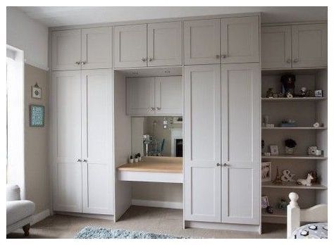 Room Aesthetic Ideas, Fitted Wardrobes Bedroom, Hinged Wardrobe, Bedroom Built Ins, Fitted Bedroom Furniture, Bedroom Built In Wardrobe, Built In Cabinet, Fitted Bedrooms, Closet Layout