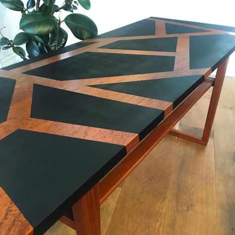 Crazy Friday Nights ! Tape crazy on this mid century coffee table. Came up not too bad, in shop very soon. #up #upshop #upshopglasgow… Crazy Friday, Mcm Coffee Table, Mid Century Coffee Table, Friday Night, Console Table, Woodworking Projects, Painted Furniture, Woodworking, Mid Century