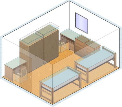 How to Create a Dorm Room Layout - College Fashion - social atmosphere (for grad school) Dorm Room Arrangements, Dorm Arrangement, White Dorm Room, Dorm Layout, Dorm Room Layouts, Boys Dorm Room, Small Dorm Room, Dorm Shopping, College Lifestyle