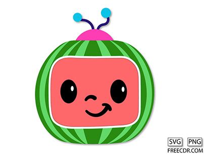 Cocomelon Face Printable, Cocomelon Png, Cocomelon Svg, Watermelon Drawing, Boys Room Mural, Family Logo, Png Cricut, Hello Kitty Art, Cricut Files