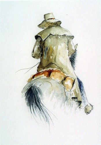 Cowboy Watercolor Paintings, Western Watercolor Paintings Easy, Easy Western Paintings, Western Watercolor, Cowboy Artwork, Art And Writing, Nz Art, Western Paintings, Western Artist