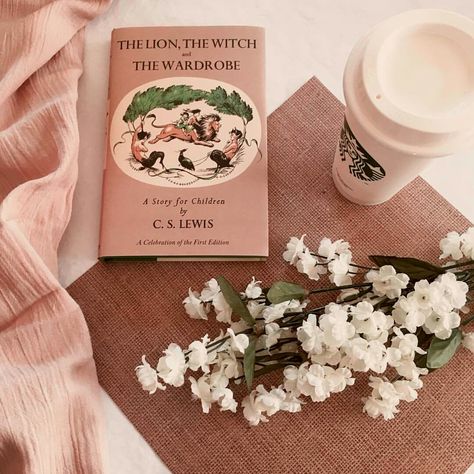 A Book, Coffee, Flowers, Pink