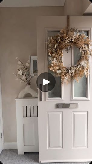 67K views · 13K reactions | Autumnal makeover 🤎🍂

The perfect neutral shade, no primer needed?… Yes please 🤎

If you are thinking of painting your front door, takes this as your sign! We used the UPVC paint from @makeitrustoleum which requires no primer. This is the shade Matt Hessian and it really is the most perfect neutral shade 🤎✨

And completed with my DIY wreath, the perfect match 🤎

FOLLOW for more 🤎 
Sandra x

#diy #autumn #autumnvibes #doortransformation #upvc #diyprojects #homeinspo #homeinspiration #homeexterior #frontdoor #newbuild | Sandra Ashton | Sabrina Carpenter · Good Graces Painted Upvc Front Door, Painting Your Front Door, Regular House, Front Door Inspiration, House Maintenance, Door Inspiration, Home Maintenance, Yes Please, New Builds