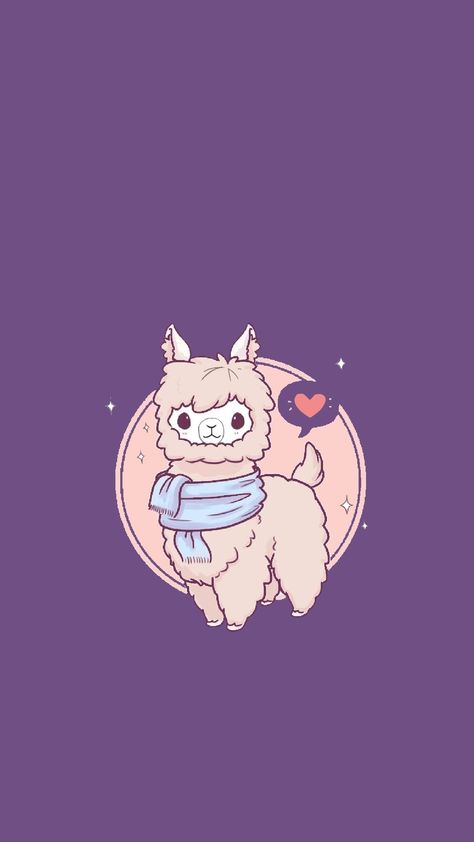 Alpaca Wallpaper Iphone, Llama Wallpaper, Alpaca Plushie, Cute Alpaca, Cute Llama, Fotografi Alam Semula Jadi, Alam Semula Jadi, Purple Wallpaper, Animal Wallpaper