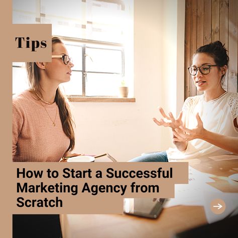 [Tips] "If you have experience in the marketing world or want to start a business that allows you to think creatively and recommend solutions for a diverse array of clients, launching a marketing agency could be a great option. Of course, starting a marketing agency from scratch isn’t easy. To succeed you’ll need to follow a few important principles and strategies." To Start A Business, Start A Business, Marketing Company, Marketing Agency, Business Owner, Starting A Business, From Scratch, Product Launch, To Start