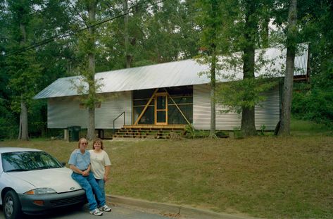 20K Truss Home - Rural Studio Dog Trot House Plans, Dog Trot House, Cordwood Homes, Rural Studio, Small Home Plan, A Frame Cabins, Save For House, Studio Build, Cheap Houses