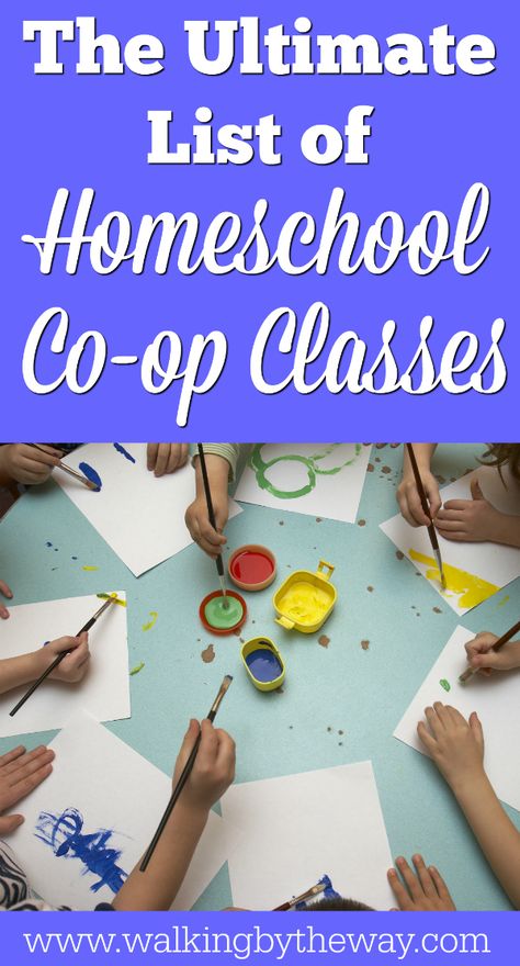 The Ultimate List of Homeschool Co-op Classes from Walking by the Way Homeschool Coop, Online High School, Homeschool Inspiration, Parenting Classes, Homeschool Classroom, Homeschooling Ideas, Homeschool High School, Homeschool Help, Homeschool Planning