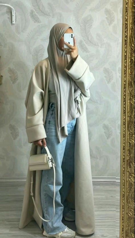 Modest Winter Outfits, Outfits Muslim, Hijab Fashion Summer, Estilo Hijab, Hijabi Fits, Stile Hijab, Modesty Outfits, Mode Zara, Modest Fashion Hijab