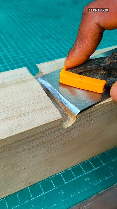 GS DIY MAKER | Diy Dowel Jig From Plane Blade #woodworking #dowel #tips #viral #training #reels | Instagram Dowel Jig, Reels Instagram, Instagram Diy, March 7, Woodworking, Train, Instagram