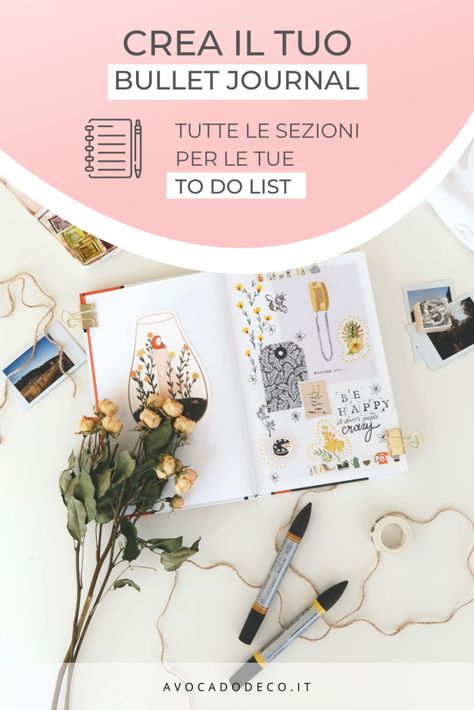 Creare un Bullet Journal: le pagine indispensabili per chi vuole iniziarne uno - Avocado Deco Bullet Journal Italiano, Hai Mai, Bullet Journal Inspiration, Journal Inspiration, Art Journal, Diy And Crafts, Avocado, Blog Posts, Bullet Journal