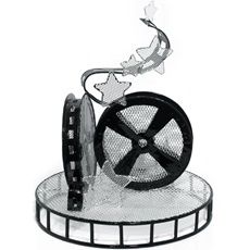 Movie Reel Centerpiece Set Prom Theme Decorations, Movie Night Theme, Red Carpet Affair, Sequin Wall, Hollywood Party Theme, Night Theme, Movie Reels, Prom Themes, Battery Operated Tea Lights