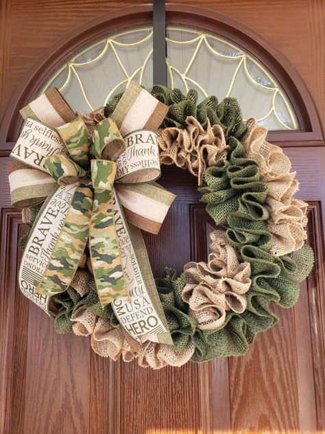 This Wreaths item by CraftyTherapybyL has 135 favorites from Etsy shoppers. Ships from Commack, NY. Listed on Dec 27, 2022 Army Wreaths For Front Door, Blue Burlap Wreath, Camouflage Soldier, Army Ribbons, Army Wreath, Patriotic Burlap Wreath, Rag Wreaths, Church Doors, Army Crafts