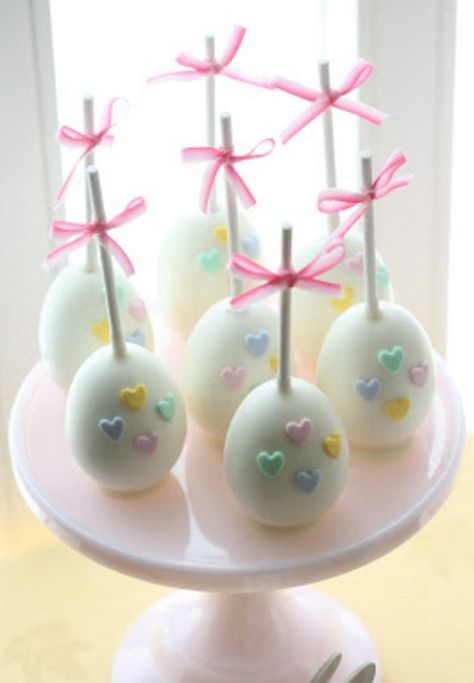 Love-a-Ball Easter Egg Cake Pops, Easter Dessert Table, Easter Cake Pops, Easter Egg Cake, Easter Snacks, Pop Cupcakes, Easter Sweets, 16 Cake, Egg Cake