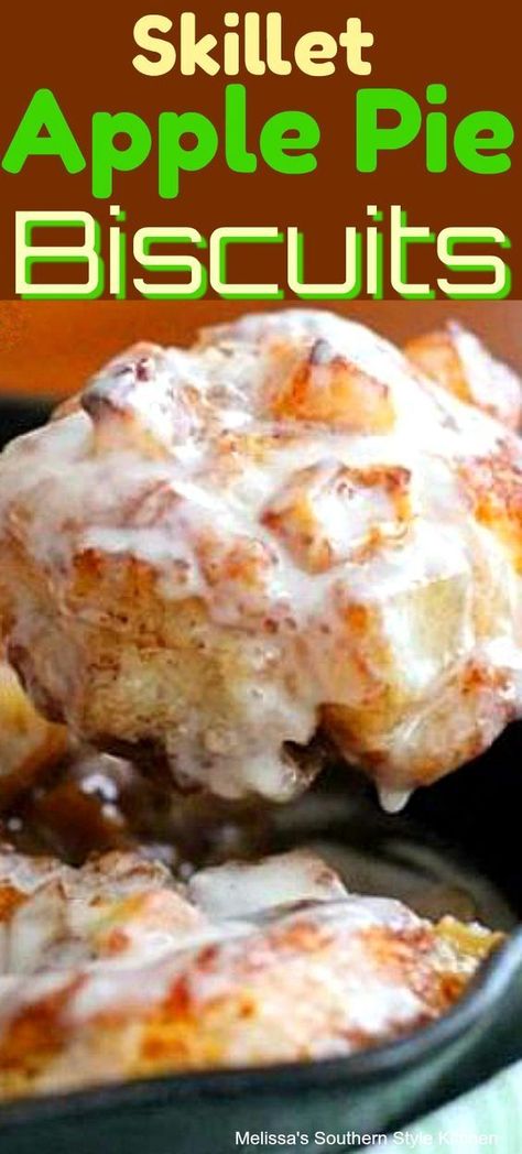 Apple Pie Biscuits, Recipes Biscuits, Southern Biscuits Recipe, Apple Recipes Easy Healthy, Skillet Apple Pie, Apple Biscuits, Sweet Potato Biscuits, Apple Recipes Easy, Desserts With Biscuits