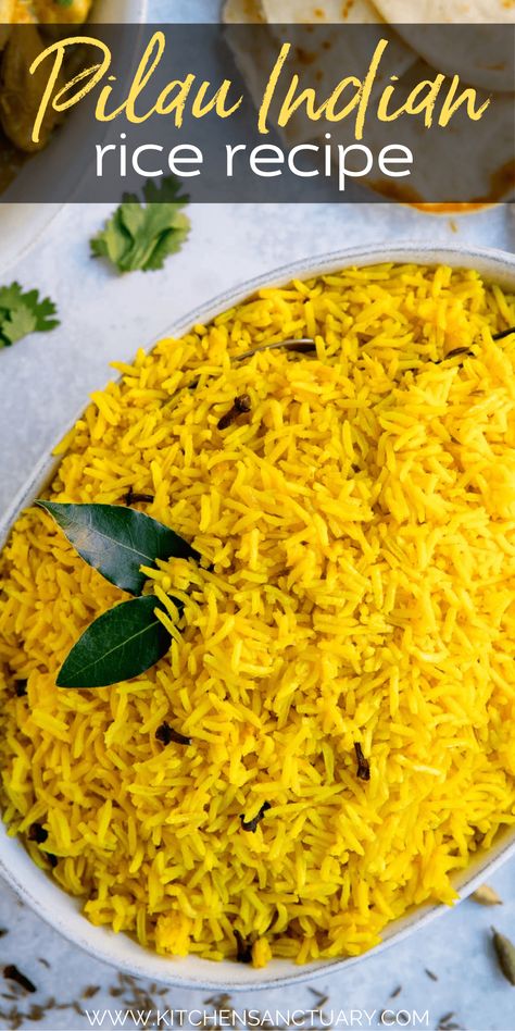 Pilau Rice Recipe, Homemade Chapati, Curry Rice Recipes, Slow Cooker Beef Curry, Pilau Rice, Kitchen Sanctuary, Rice Pilaf Recipe, Boiled Rice, Curry Recipes Easy