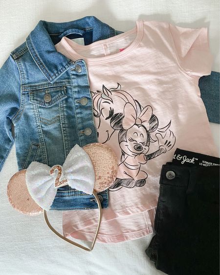 Toddler Minnie Mouse Outfit, Toddler Disney Outfit, Outfit For Disneyland, Disney Outfits Girls, Disney Toddler Outfits, Kids Disney Outfits, Cat And Jack Target, Minnie Mouse Birthday Outfit, Disney Trip Outfits