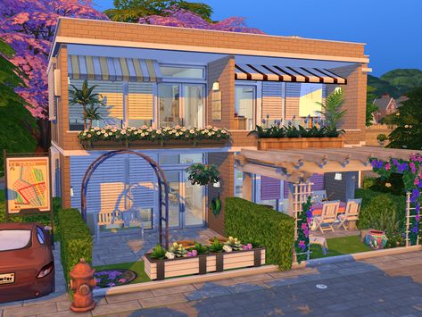 Base Game Apartment, Sims 4 Base Game Apartment, Sims 4 Base Game, The Sims 4 Lots, Sims 4 Bedroom, Sims 4 House Plans, Sims 4 House Design, Casas The Sims 4, Sims House Plans