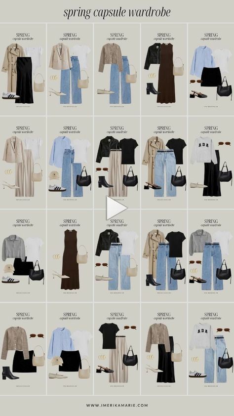 Essentials Capsule Wardrobe, Chic Capsule Wardrobe, Smart Casual Women Outfits, Capsule Wardrobe Casual, Capsule Wardrobe Women, Spring Wardrobe Essentials, Classic Capsule Wardrobe, Summer Outfits 2024, Capsule Wardrobe Essentials