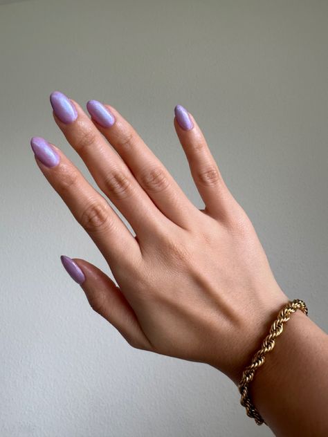 Chrome Nails Brown, Lavender Chrome Nails, Lavender Chrome, Nails Brown Skin, Nails Brown, Summer Nail, Chrome Nails, Brown Skin, Nail Inspo