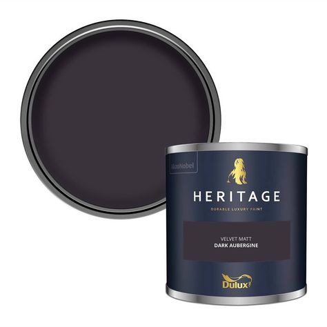 Dulux Heritage Colours, Heritage Colours, Heritage Paint, Brown Paint Colors, Red Paint Colors, Black Paint Color, Luxury Paints, Eggshell Paint, Dulux Heritage