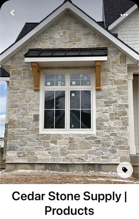 Stone Exterior Houses, Lake Houses Exterior, Stone Masonry, Stone Products, Exterior Makeover, Modern Farmhouse Exterior, Casa Exterior, Exterior Remodel, House Siding