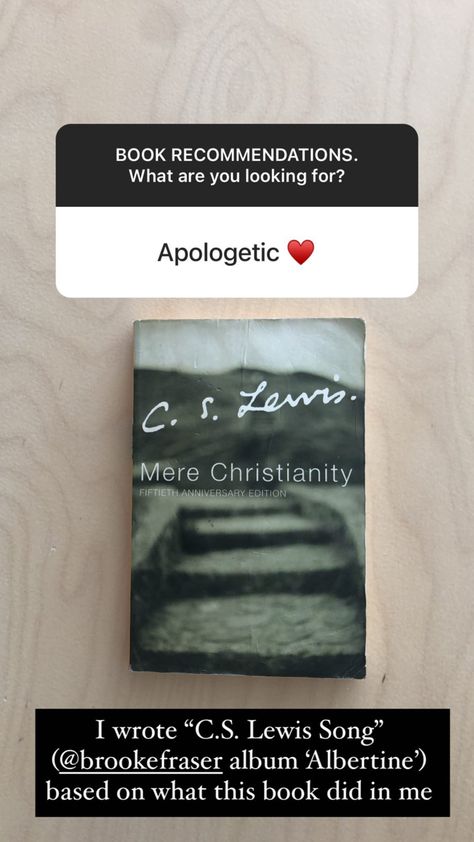 Mere Christianity Book, Christian Novels, Christian Book Recommendations, Wisdom Bible, Book Tok, Mere Christianity, Books Ideas, Tbr List, Christian Book