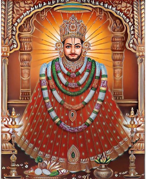 Khatu Shyam Painting, Ramdev Pir, Devotional Tattoo, Shyam Baba, Spiritual Photos, Khatu Shyam, New Images Hd, Lion Artwork, Swami Samarth